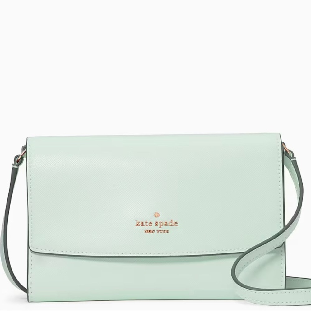 Kate Spade Perry Leather Crossbody in Lime Sherbert